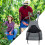 Waterproof Gardening Apron with Large Capacity Pockets, Crossover Back, Adjustable Fit, Gray 2