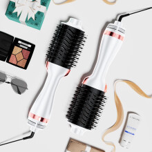 Hair Dryer Brush 1400W 4 in 1 Hot Air Brush with Negative Ion, 3 Heat Speeds for Volume and Shine