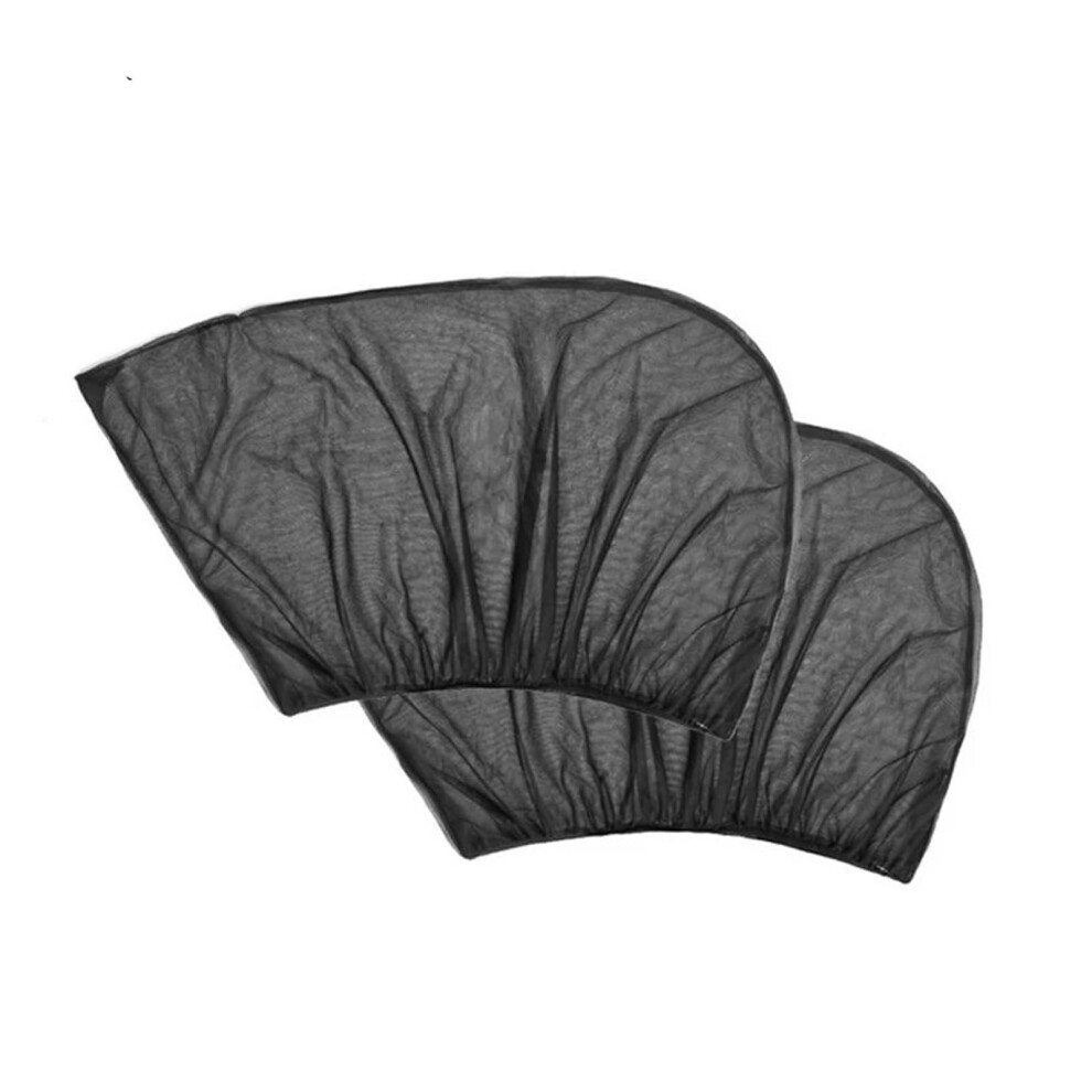 Car Sun Shade Uv Protection Heat Insulation Mesh Curtain For Rear Side Windows 2Pcs 9164114310903