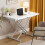 Multifunction Dining Table, Modern Height Adjustable Coffee Table,White Party Table for Living Room,Dining room 3