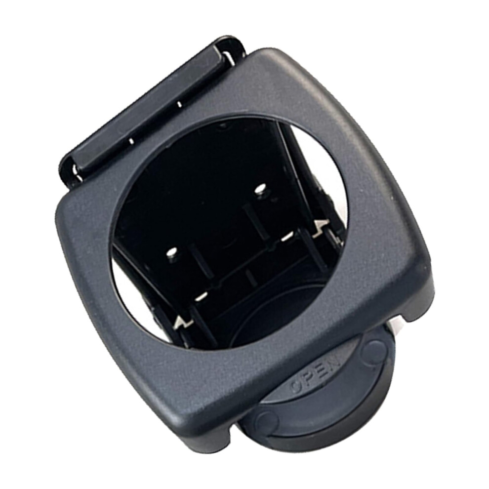 Foldable Car Cup Holder With Adjustable Vent Clip And Antislip Base, Spacesaving Design Black 9174973611646