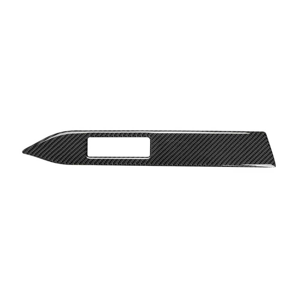 Carbon Fiber Dashboard Trim Strip Interior Accessories For Mustang 20152021 Lhd Black 9174973611882