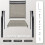 2-Piece Outdoor Chairs Set, Quick-Dry Fabric, Metal Frame 4