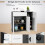 Kitchen Sideboard with Drawer, Adjustable Shelf, 88x40x80 cm 4