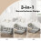 Convertible Floor Sofa Bed, Adjustable Backrest, Light Gray 3