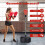 Adjustable Freestanding Punching Ball Set with Gloves 3