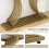 Console Table with Faux Marble Top & Metal Legs 5