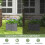 Weatherproof HDPE Planter Box Set - 32x30x25 cm, Gray 1
