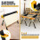 Paire de tréteaux réglables, capacité de 1180 kg, pliables 4