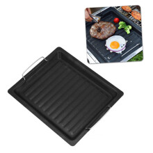 Nonstick Carbon Steel Baking Pan for Oven and Grill, Easy Clean Baking Sheet for Barbecue