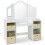 Kids Vanity Table with Detachable Mirror & Storage 1