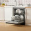 Living And Home Freestanding Dishwasher with 12 Place Settings & 6 Washing Programs, Black 3