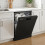 Living And Home Freestanding Dishwasher with 12 Place Settings & 6 Washing Programs, Black 2