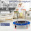 Kids Mini Trampoline with LED Lights, Removable Handle 5