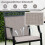 Set of 2 Outdoor Bar Stools, Quick-Dry Fabric, 63cm 3