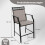 Set of 2 Outdoor Bar Stools, Quick-Dry Fabric, 63cm 2
