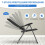 2-Piece Folding Patio Chairs, Adjustable Backrest, Black 1