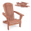 Folding Adirondack Chair, Wood, 180kg Capacity 1
