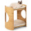 Bamboo Cat Bed with Removable Plush Mats, 2 Levels 1