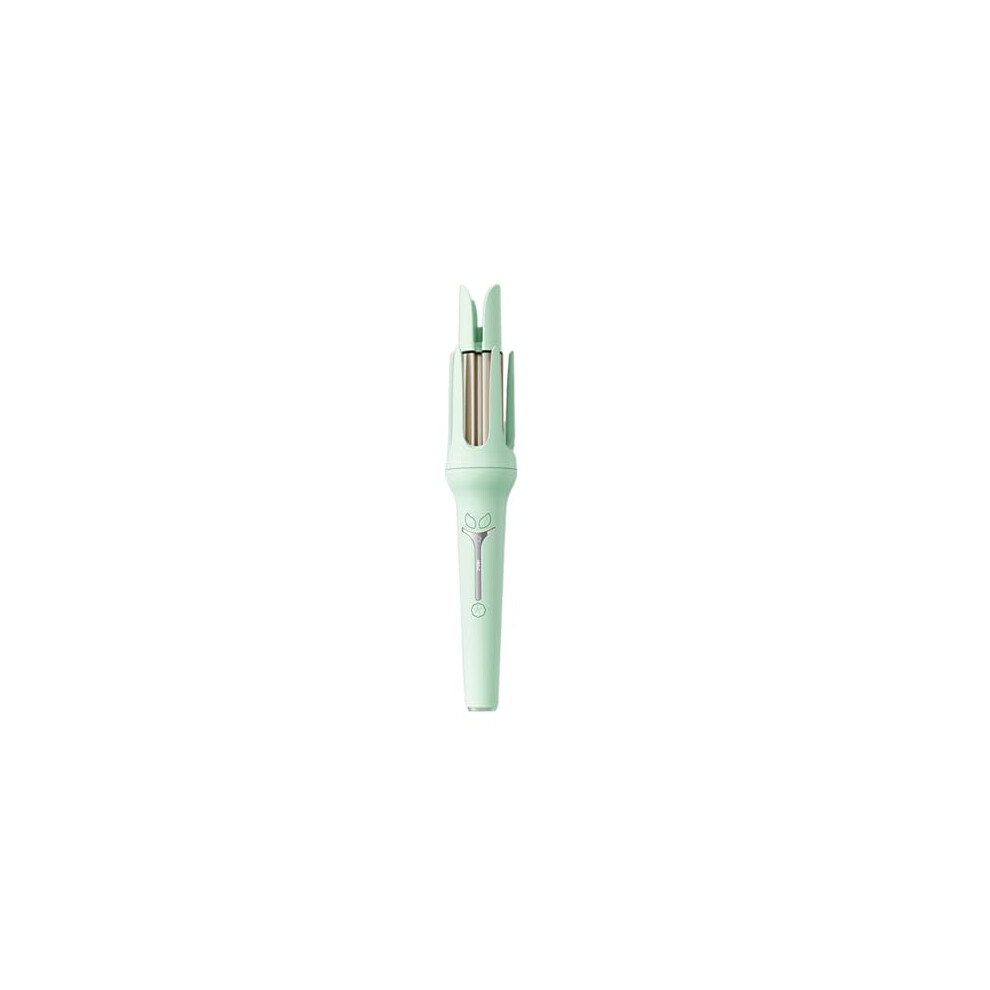 Green 32Mm Automatic Curling Iron With Negative Ions, Fast Heating Ceramic Hair Curler For Long Hair,