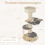 Cat Tree with Hammock, 3 Platforms, Sisal Carpet, 120 cm 3