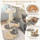 Cat Tree with Hammock, 3 Platforms, Sisal Carpet, 120 cm 4