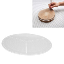 DIY Woodworking Circles Tool 30cm Round Center Finder with Clear Scales Acrylic