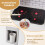 Kids Play Kitchen Set with Oven & Washing Machine 5