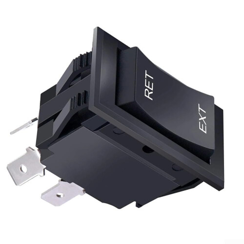 Powerful DPDT Design Trailer Power Switch for RVs and Trailers, Compatible with LCI Systems, 4Pole 2