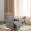 Massage Recliner Chair Heating Sofa Fabric Armchair w/ Controller 13