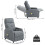 Massage Recliner Chair Heating Sofa Fabric Armchair w/ Controller 5
