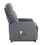 Massage Recliner Chair Heating Sofa Fabric Armchair w/ Controller 9