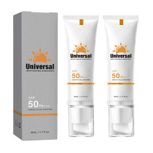 Tinted Sunscreen Stick SPF50 for Face, Travel Size Moisturizing Sun Protection, 2 Pack
