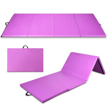 Faltbare Gymnastikmatte, 240 x 116 x 5 cm, Lila
