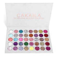 41 Color Eyeshadow Palette with Pigmented Glitter, Waterproof Low Fallout, Easy Blend