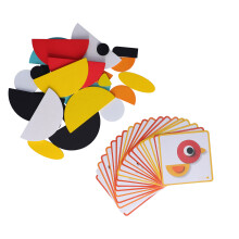 Holzpuzzle-Spielzeug für Kinder, Fantasie & Kreativität, 9,9 cm Einschließlich Aufbewahrungstasche