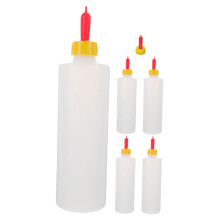 Food Grade Lamb Feeding Bottle with Short Nipple, Durable Goat Milk Bottle for Farm Calves and Small Animals
