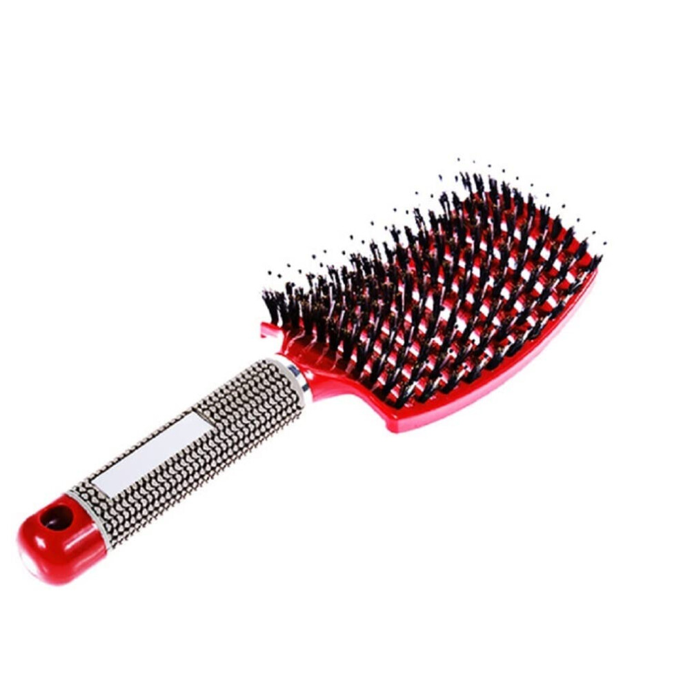Hair Comb and Detangling Hair Brush Set for Wet and Dry Hair, Rounded Bristles, Ergonomic Grip