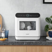 6L Compact Table Top Dishwasher with 3 Place Settings