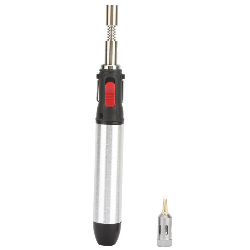 Professional Butane Gas Soldering Torch Tool Set Featuring Ergonomic Handle And Stable Performance For Electronics Production Enthusiasts Diy Projects