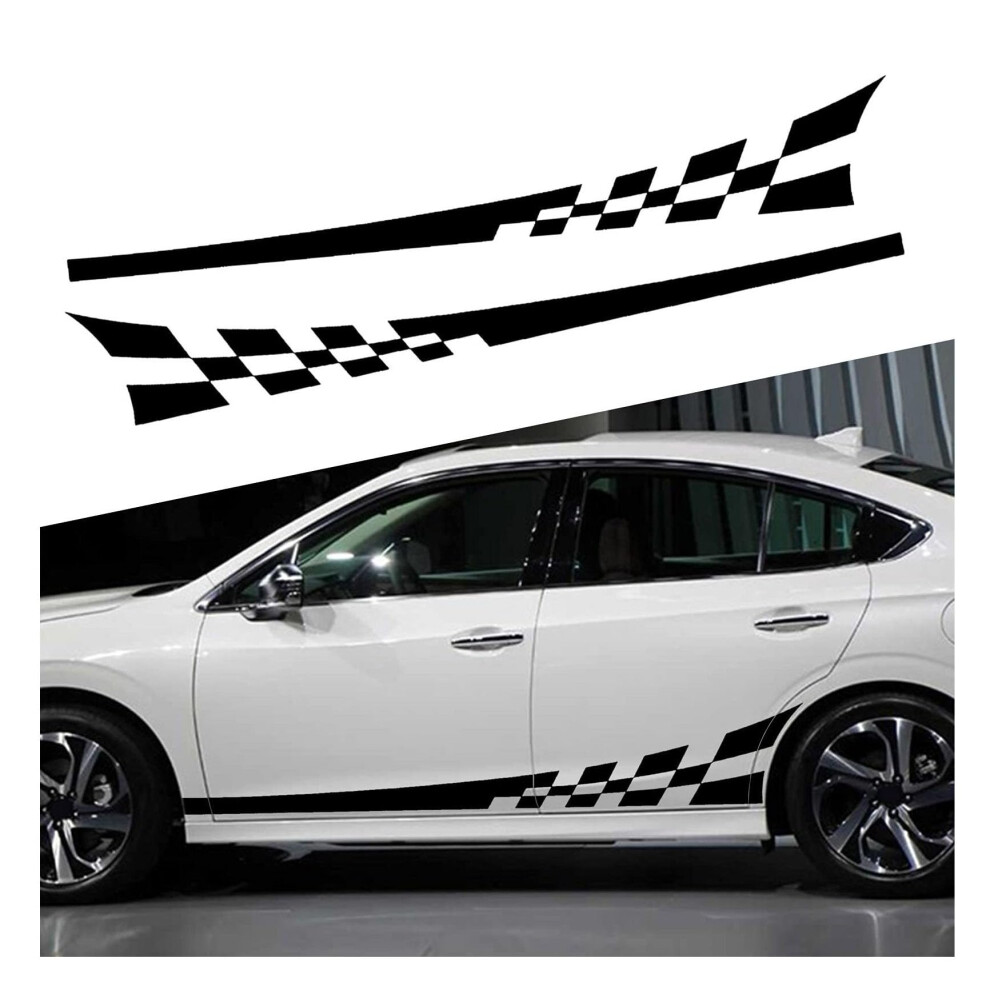 Car Side Stripe Decals For Toyota Chr 20182023 Sports Racing Style Waterproof Easy Peel 9044945499308
