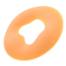 Silicone Face Pillow Light Brown Spa Facial Cushion for Beauty Salon Reduced Facial Pressure