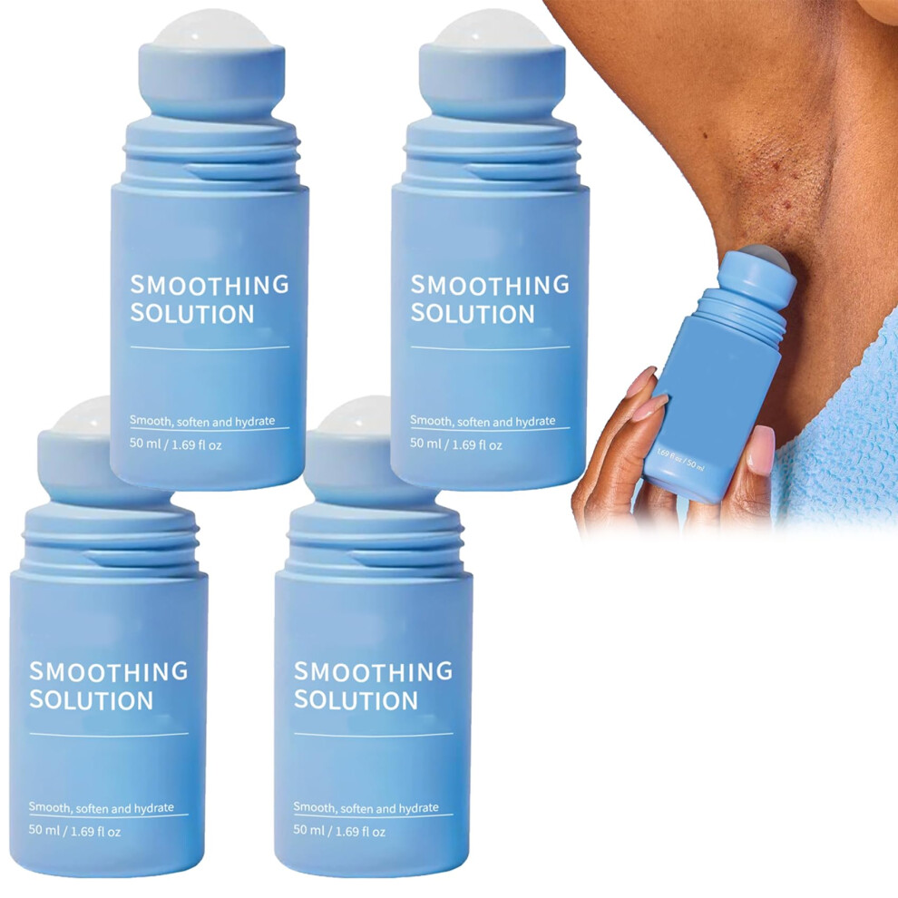 Razor Bump Treatment and Ingrown Hair Serum with Roller Ball Applicator, Travel Size 4PCS