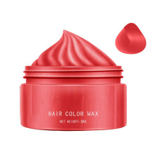 Hair Color Wax Red Temporary Hair Dye Washable Organic Styling Mud for Men and Women