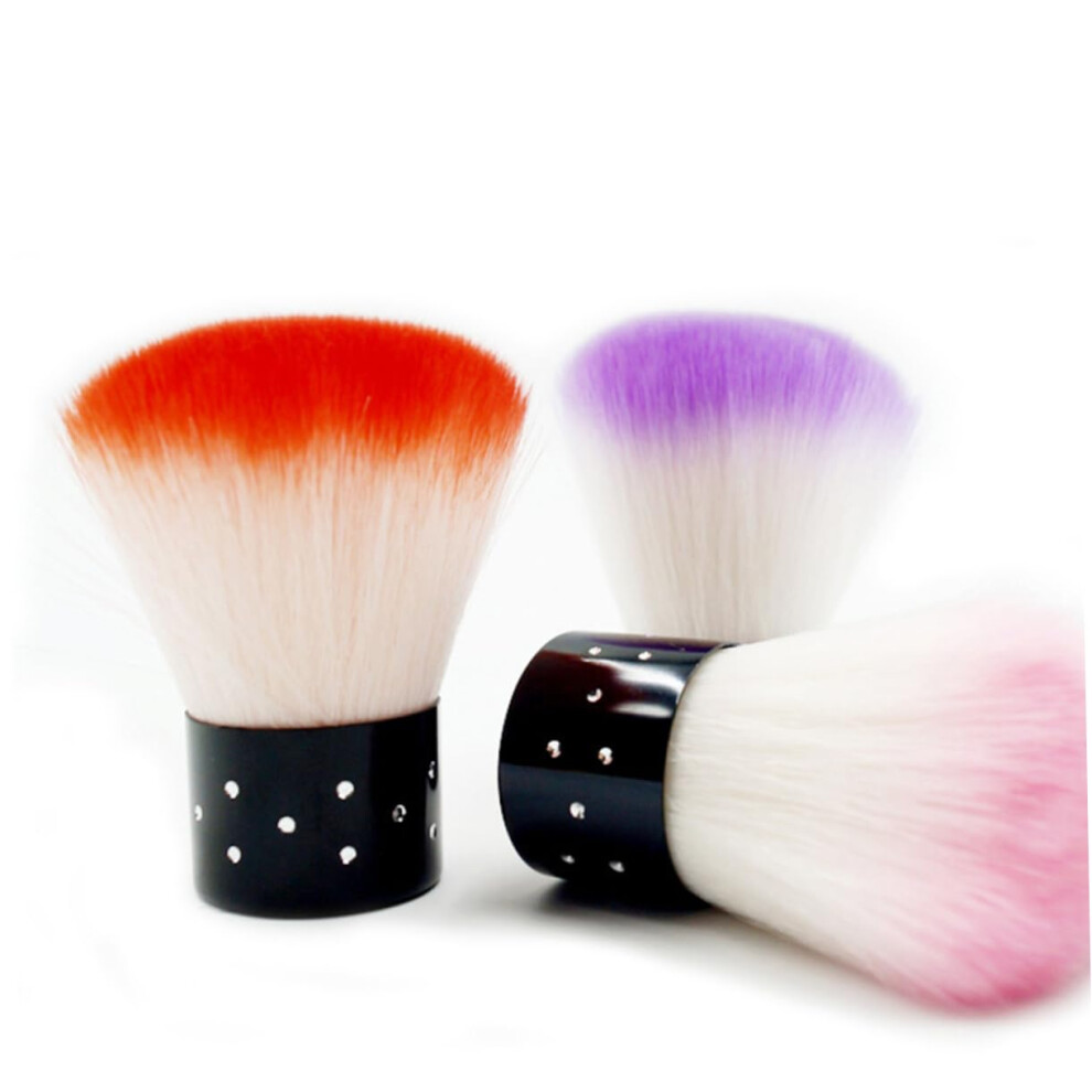Nail Art Dust Brush Set with Soft Bristles Mushroom Head Manicure Cleaning Brush for Salon and Home
