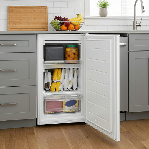 Living And Home 60L Freestanding Under Counter Upright Freezer 1