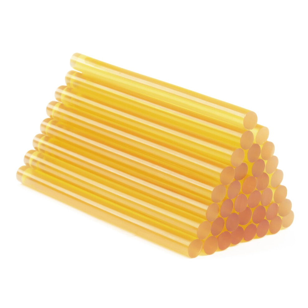 Unisex Yellow 36Pcs Keratin Glue Sticks For Hair Extensions, Fast Setting Longlasting Bond,