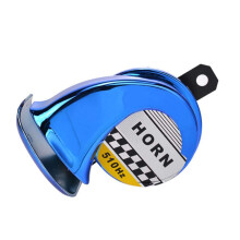 Car Horn 12V 130dB Loud Snail Horn Waterproof Universal 510Hz for Car Truck Motorcycle Blue
