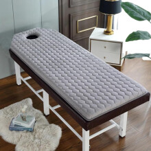 Memory Foam Massage Table Topper with Face Hole, 190x80cm Lash Bed Cushion for Beauty Salon