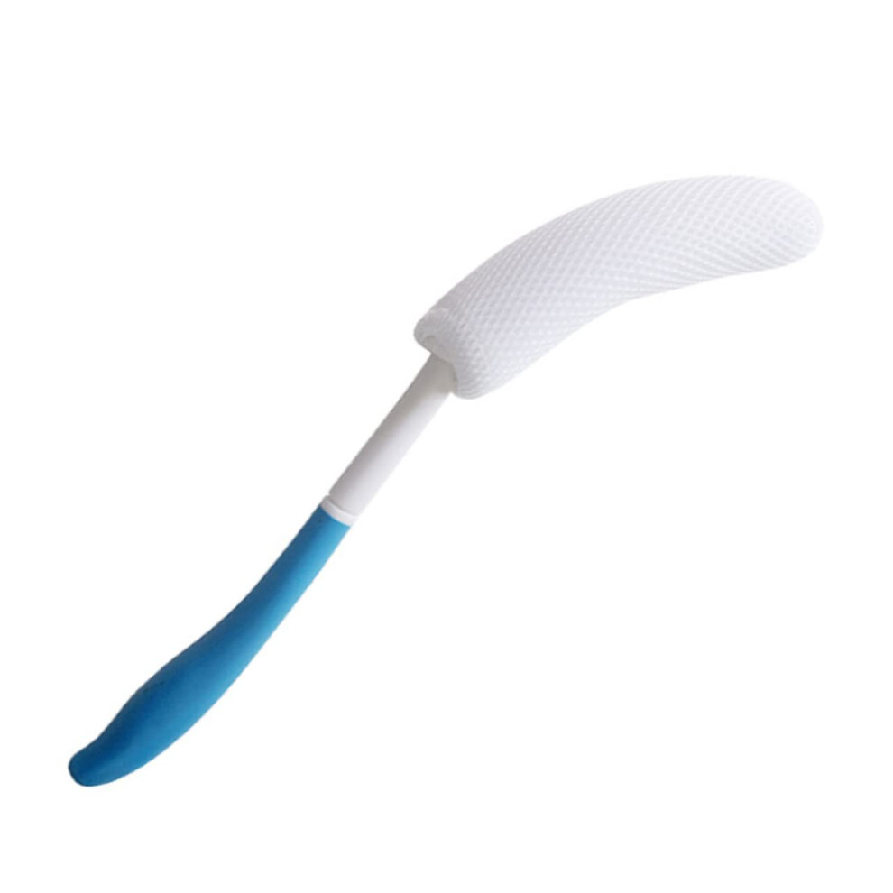 Long Handle Back Scrubber Bath Brush for Gentle Exfoliation and Back Cleaning Wet or Dry Use